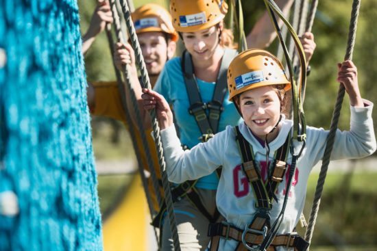 Hochseilgarten - Sommerurlaub in Flachau