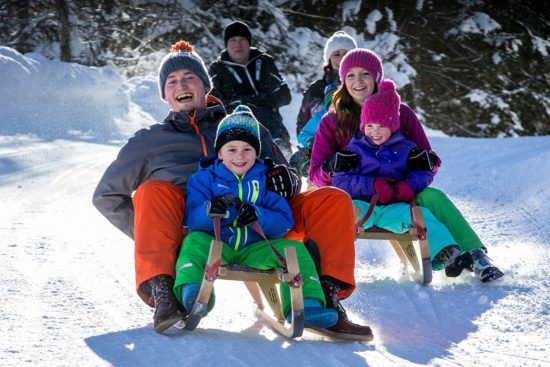 Rodeln - Winterurlaub in Eben im Pongau, Salzburger Land